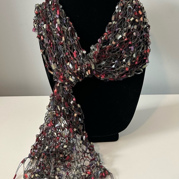 New Elegant Multicolor Women's Scarf - Picture 2 of 2